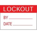 Panduit Warn Label, ft.lock-Out. ft., Rd/wh PLD-68